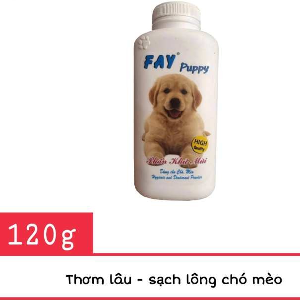 Phấn Fay Puppy120gr dành cho chó con - Phấn khử mùi 120g