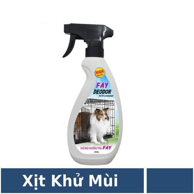 FAY DEODOR for Pet’ environment – KHỬ MÙI CHUỒNG TRẠI nuôi chó mèo động vật - Chai 350ml