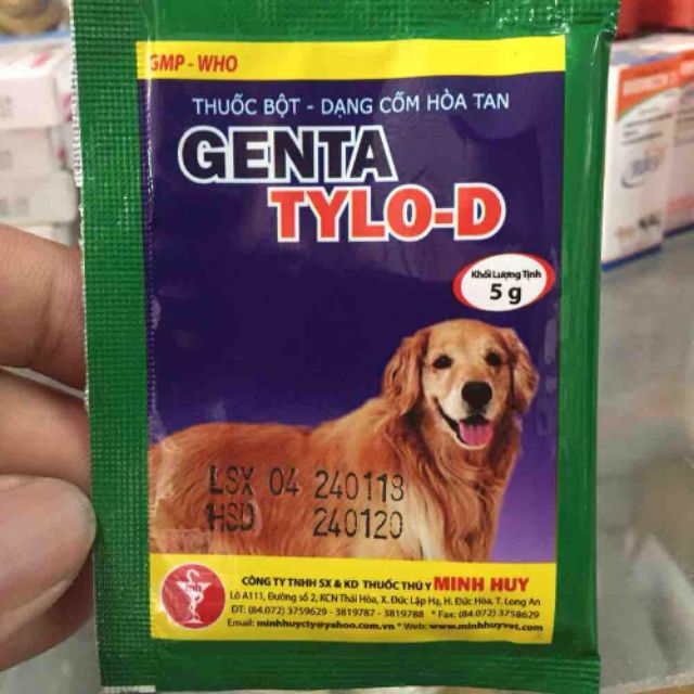 GENTA TYLO D HỘP 100 GÓI