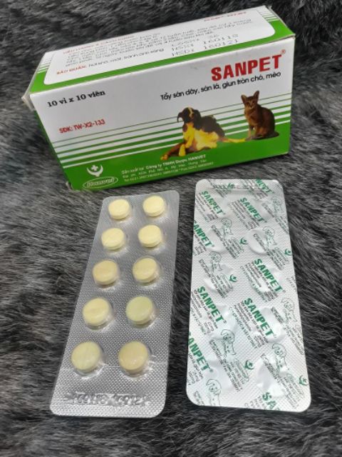 Một viên SanPet HanVet dành cho chó mèo