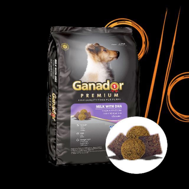 THỨC ĂN CHO CHÓ CON GANADOR PUPPY 400gr VỊ SỮA VÀ DHA