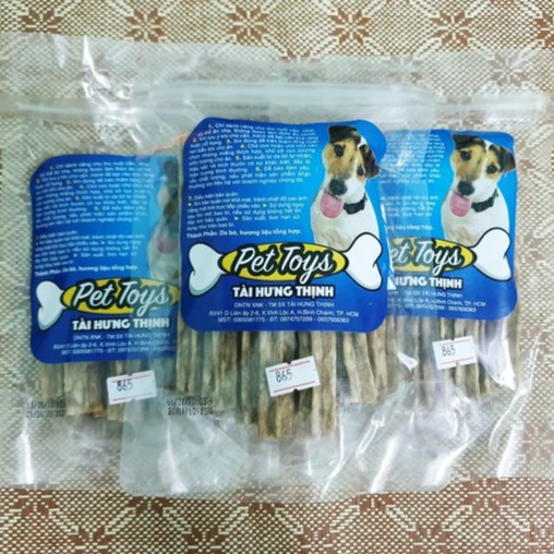 PetSnack bánh thưởng xương da gà cho chó cún THT MS: 865 - Xương Da Gà Vụn 12ca