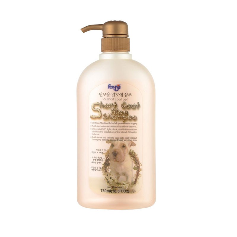 Sữa Tắm Forcans Lông Ngắn Short Coat ALOE SHAMPOO Chai 750ml CHÓ MÈO - chai 750ml