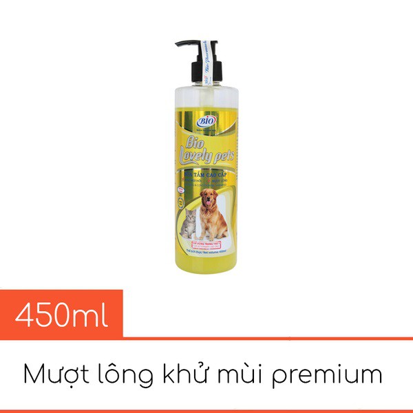 Sữa tắm dưỡng da lông cao cấp cho chó mèo - Bio Lovely Pet (chai 450ml)