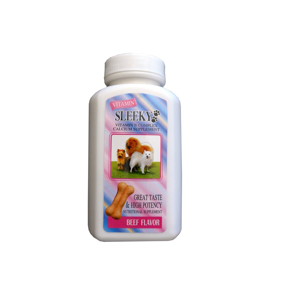 Hộp 140 viên canxi Sleeky Calc Supplement cho chó