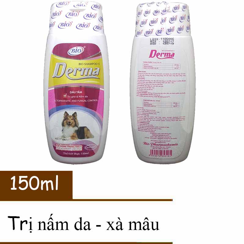 Sữa tắm chó mèo - Bio Derma 150ML - CHAI 150ML