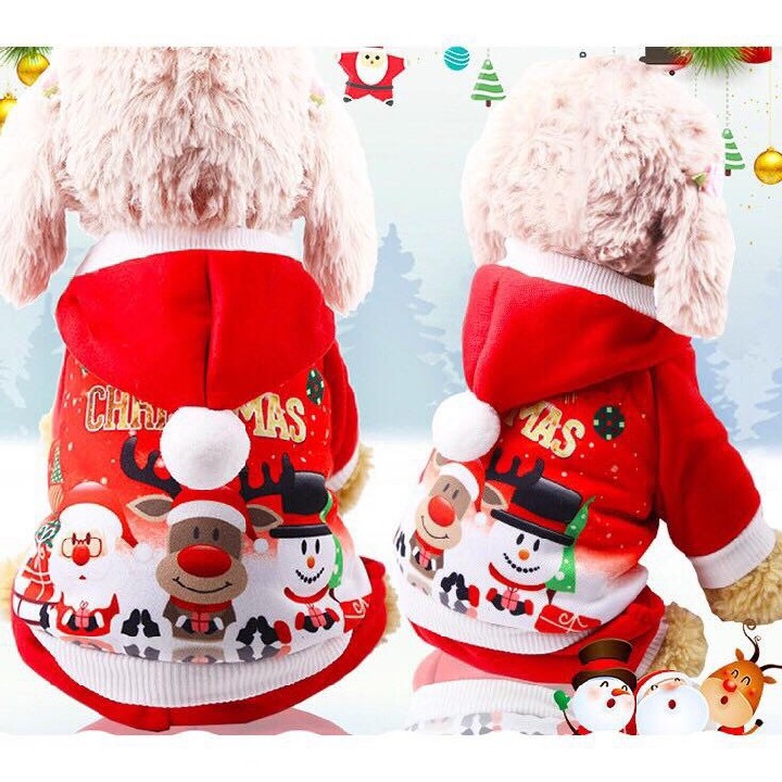 ÁO NOEL CHO CHÓ MÈO CÚN MIU - SIZE 2XL