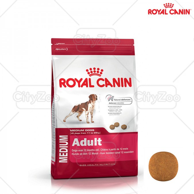 Thức ăn ROYAL CANIN MEDIUM ADULT 1KG cho chó trưởng thành (1 năm tuổi trở lên), giống chó vừa ( từ 11 - 25kg )