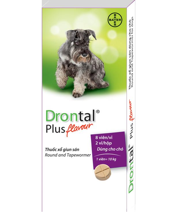 Một Viên Bayer Drontal plus flavour