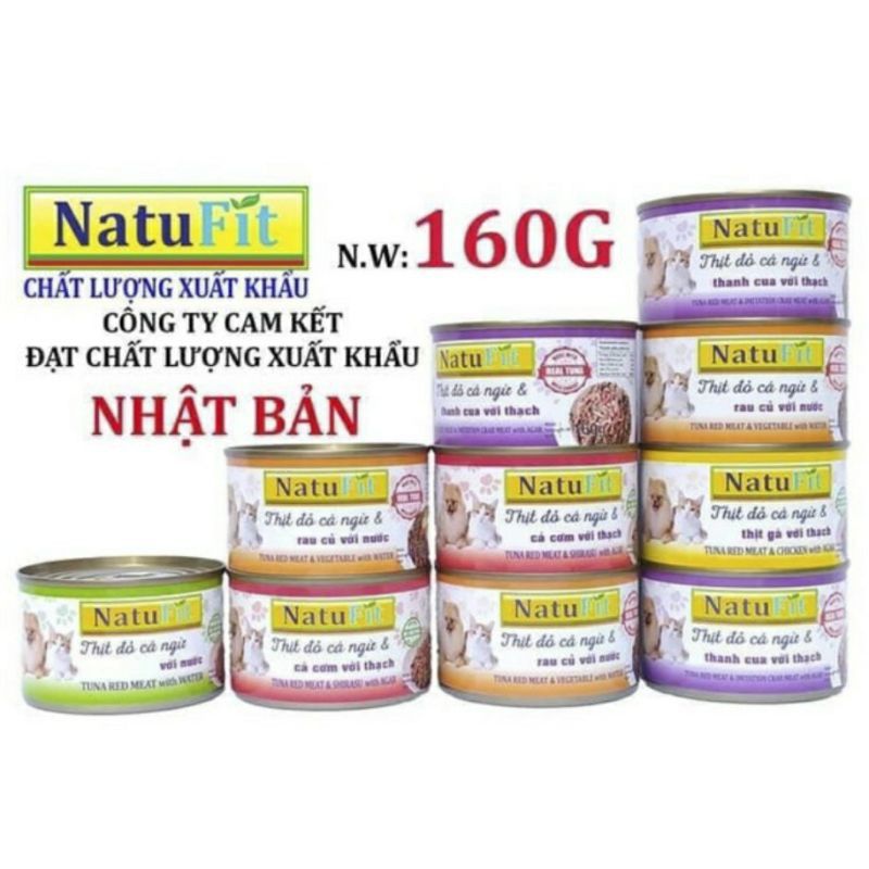 Thức ăn ướt cho chó mèo Pate NatuFit