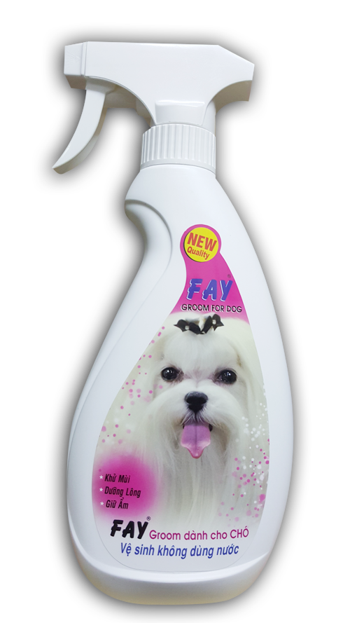 Xịt Khử Mùi Fay Groom For Dog 350ml - hương En-Rosely