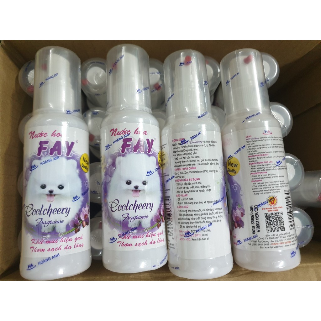 Nước Hoa FAY Cho Chó / Cún 90ml - Cool Cheery Fragranc