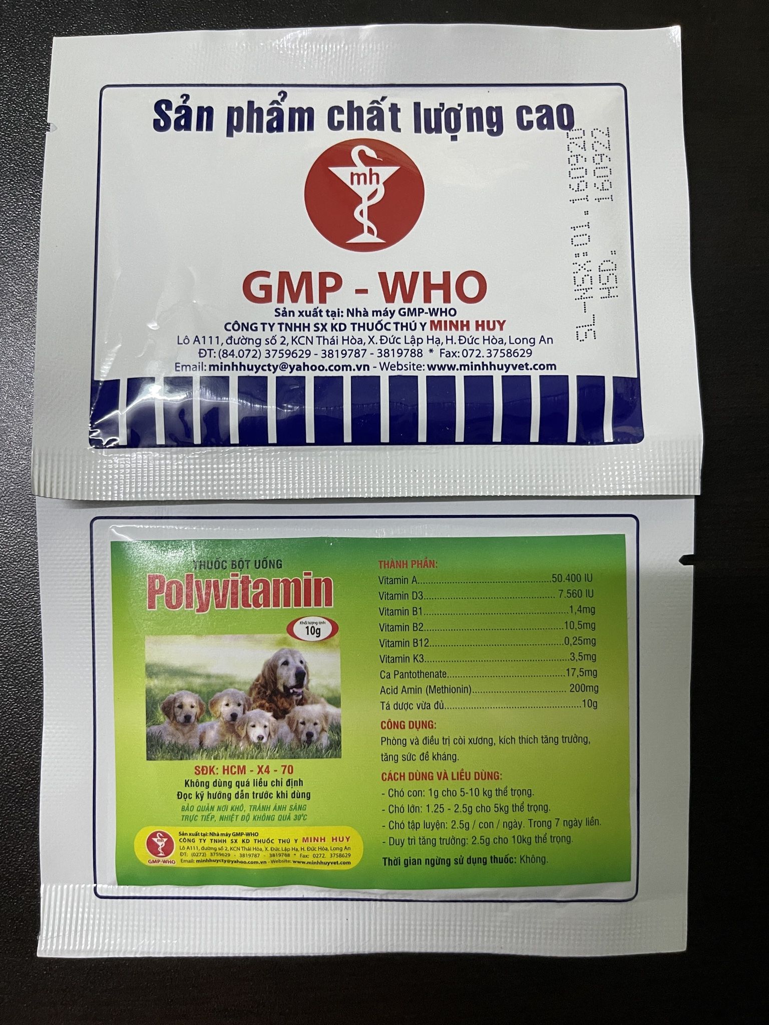 Poly vitamin dinh dưỡng chuyên dùng cho chó mèo 10g - Một Gói