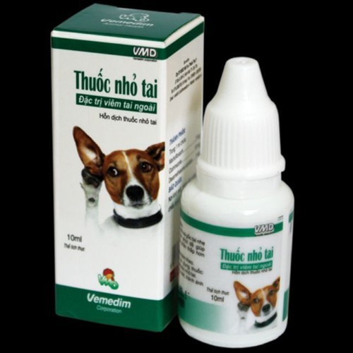 Thuốc nhỏ tai Vemedim đặc trị viêm tai ngoài cho chó 10 ml