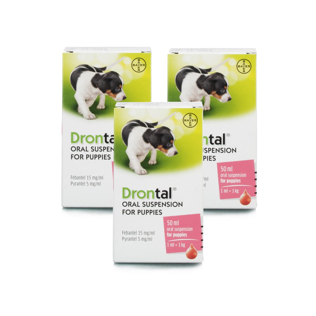 [Đại lý thú y PetZoneHCM] Drontal Puppies dạng siro