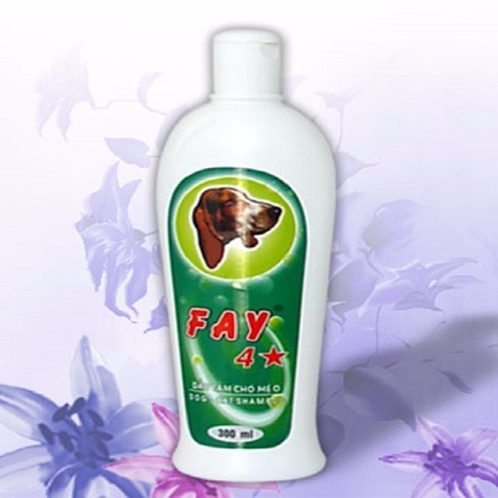 Dầu tắm FAY 4 Sao 300ml/800ml sạch ve, làm đẹp da lông 4 tính năng