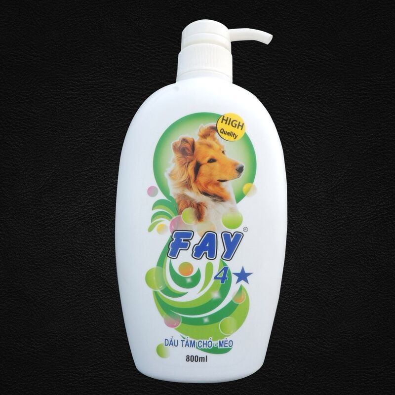 Dầu tắm FAY 4 Sao 300ml/800ml sạch ve, làm đẹp da lông 4 tính năng