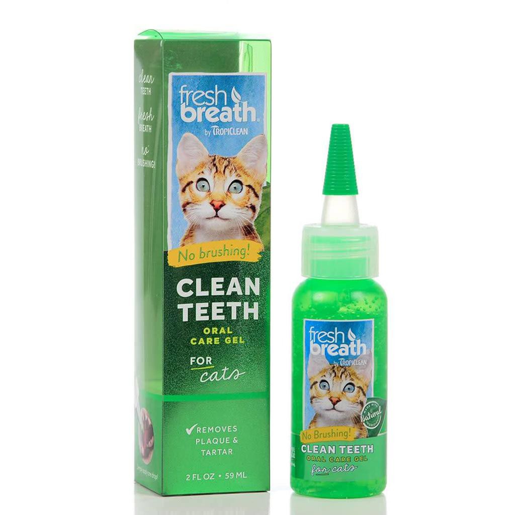 GEL LÀM SẠCH RĂNG MIỆNG CHO MÈO Fresh Breath Clean Teeth Oral Care Gel for cat - 59ml