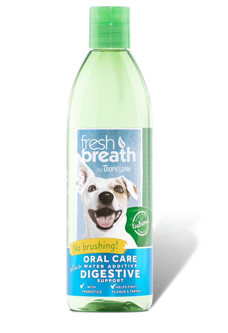 Nước vệ sinh răng miệng,tăng cường hệ tiêu hóa Tropiclean - Fresh Breath Oral Care Water Additive Plus Digestive Support - 473 ml