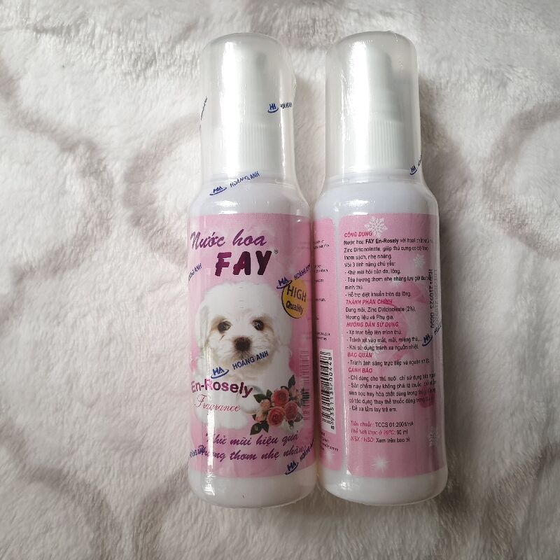 Nước hoa cho chó mèo Fay En-rosely chai 90ml