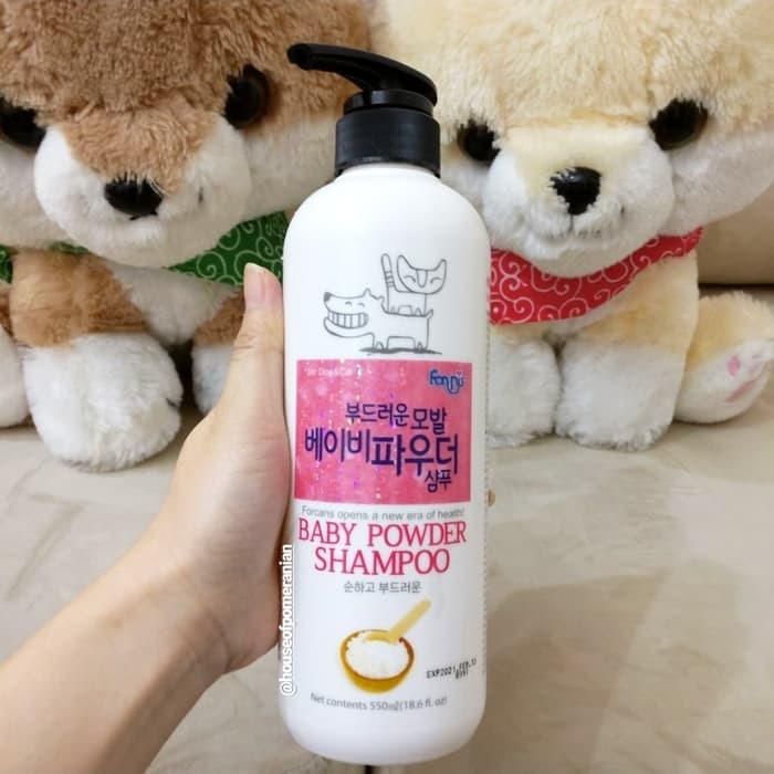 Sữa tắm cho chó con Forcans Baby Powder Forbis 550ml - Dầu gội dưỡng da và lông cho chó con Hàn Quốc