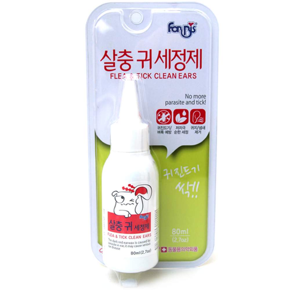 Dung dịch rửa vệ sinh tai Forcans Flea & Tick Clean Ears 80ml