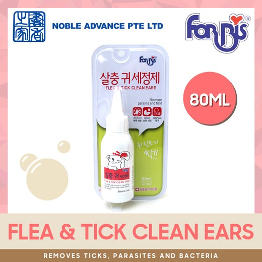 Dung dịch rửa vệ sinh tai Forcans Flea & Tick Clean Ears 80ml