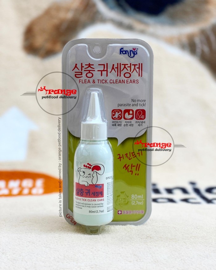 Dung dịch rửa vệ sinh tai Forcans Flea & Tick Clean Ears 80ml