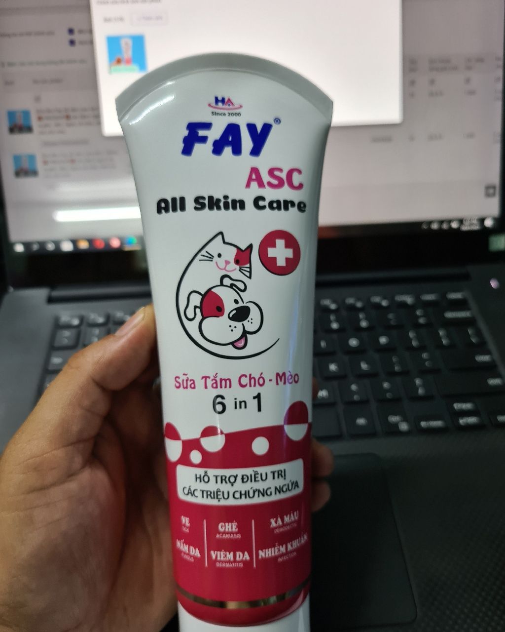 Sữa tắm Fay All skin care 6 in1 290ml