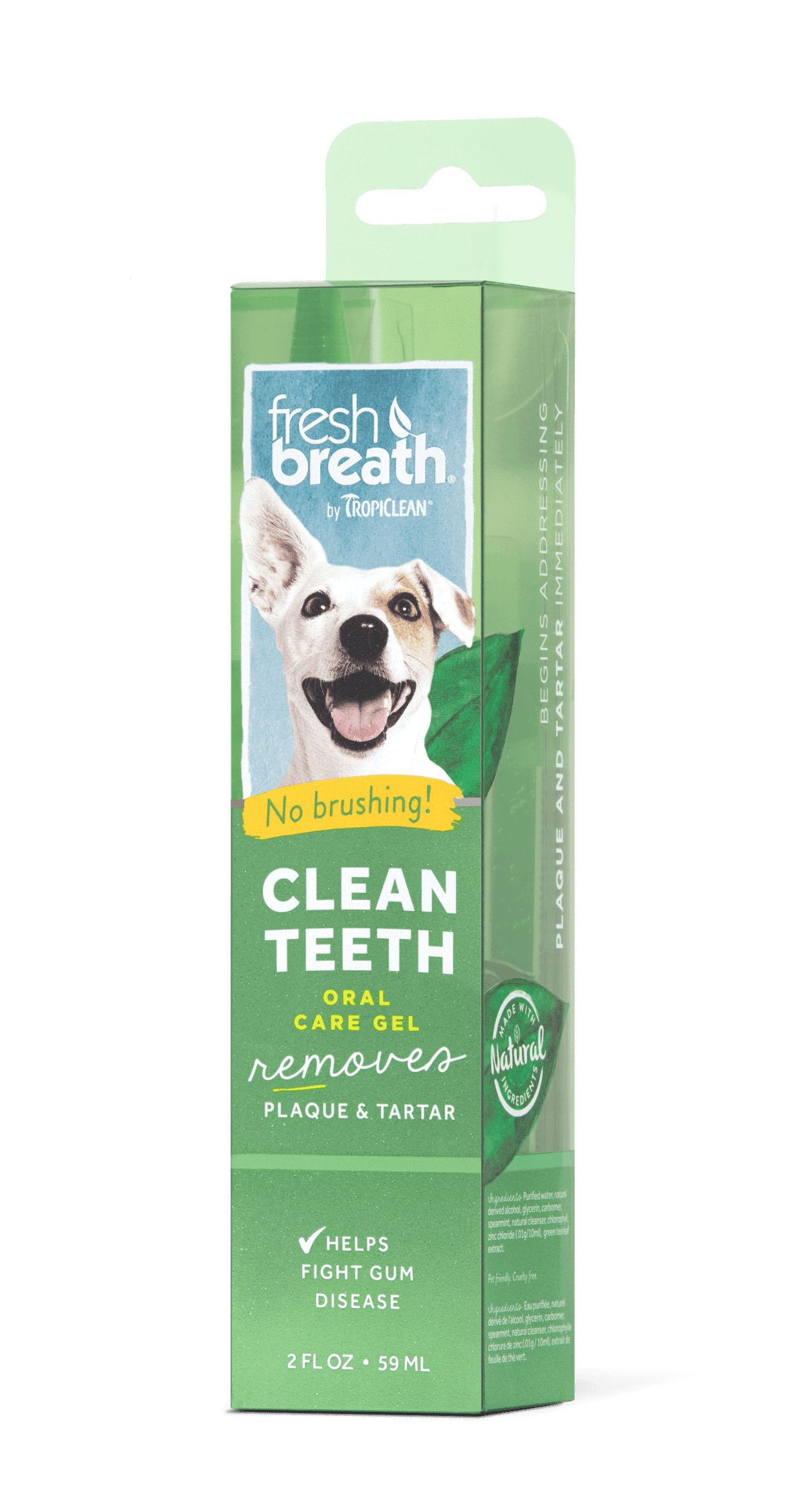 GEL ĐẶC TRỊ MẢNG BÁM CAO RĂNG CHO CHÓ - Fresh Breath Clean Teeth Oral Care Gel - Không Vị - 59ml