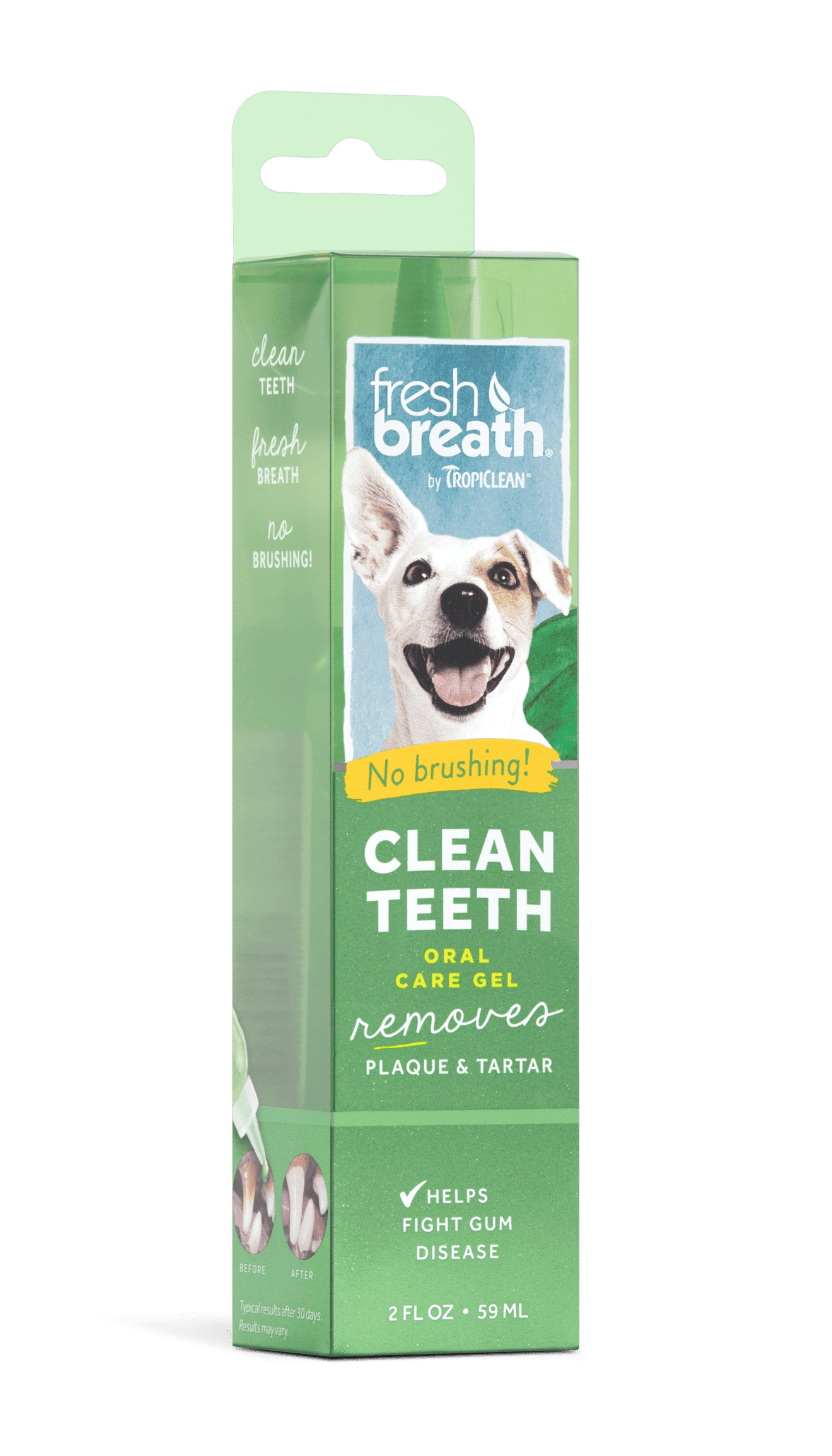 GEL ĐẶC TRỊ MẢNG BÁM CAO RĂNG CHO CHÓ - Fresh Breath Clean Teeth Oral Care Gel - Không Vị - 59ml