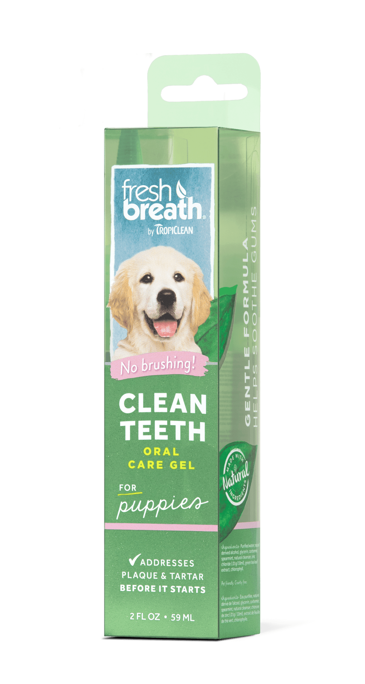 GEL ĐẶC TRỊ NGĂN NGỪA MẢNG BÁM CHO CHÓ CON Fresh Breath Clean Teeth Oral Care Gel for puppy - 59ml