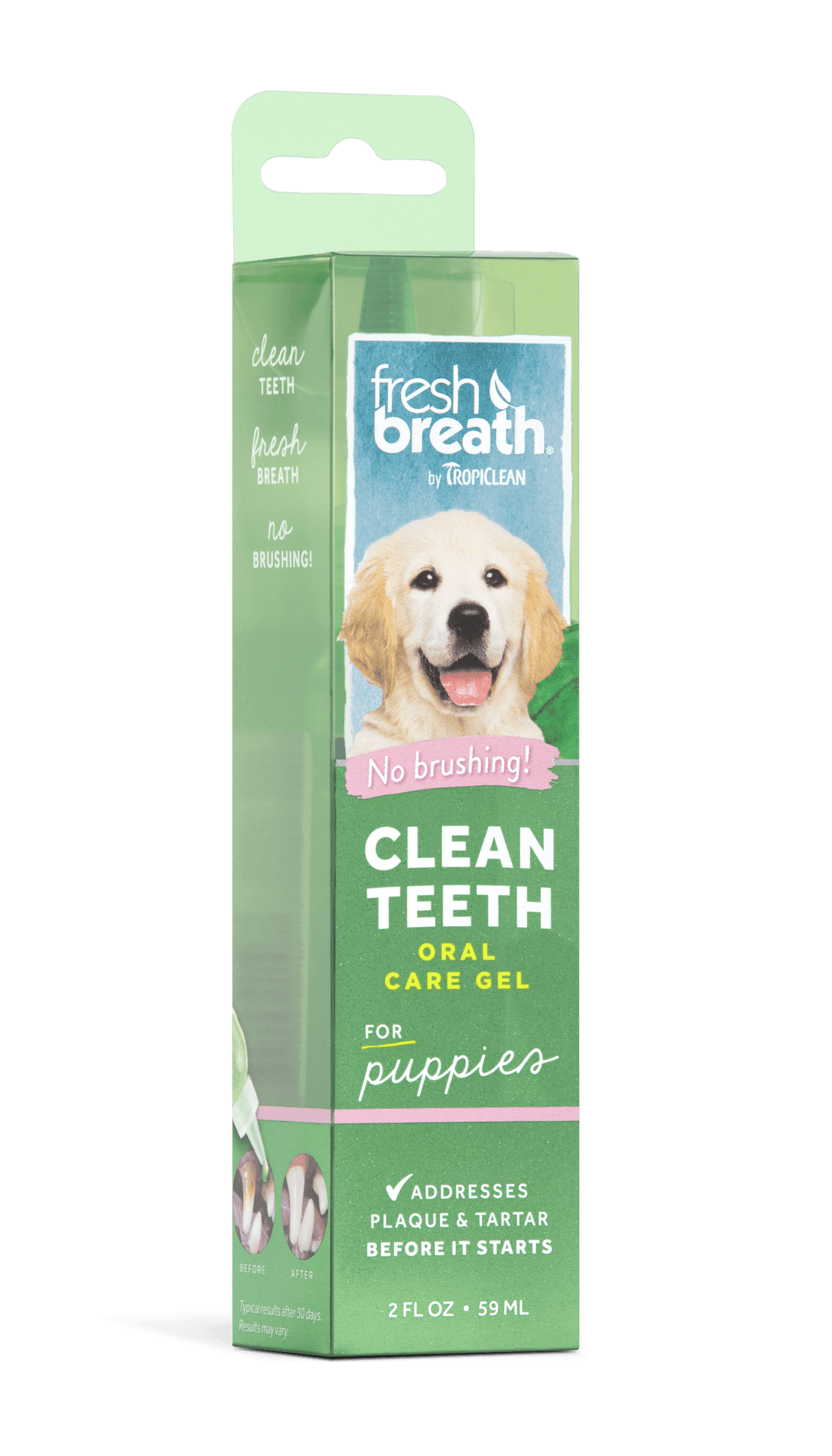 GEL ĐẶC TRỊ NGĂN NGỪA MẢNG BÁM CHO CHÓ CON Fresh Breath Clean Teeth Oral Care Gel for puppy - 59ml