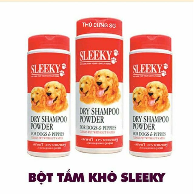 TẮM KHÔ THÁI LAN SLEEKY DRY SHAMPOO POWDER 150gr