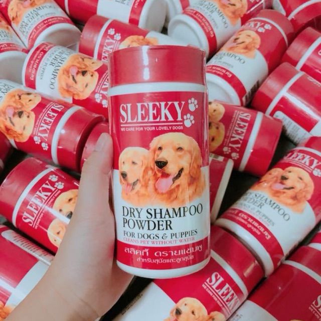 TẮM KHÔ THÁI LAN SLEEKY DRY SHAMPOO POWDER 150gr