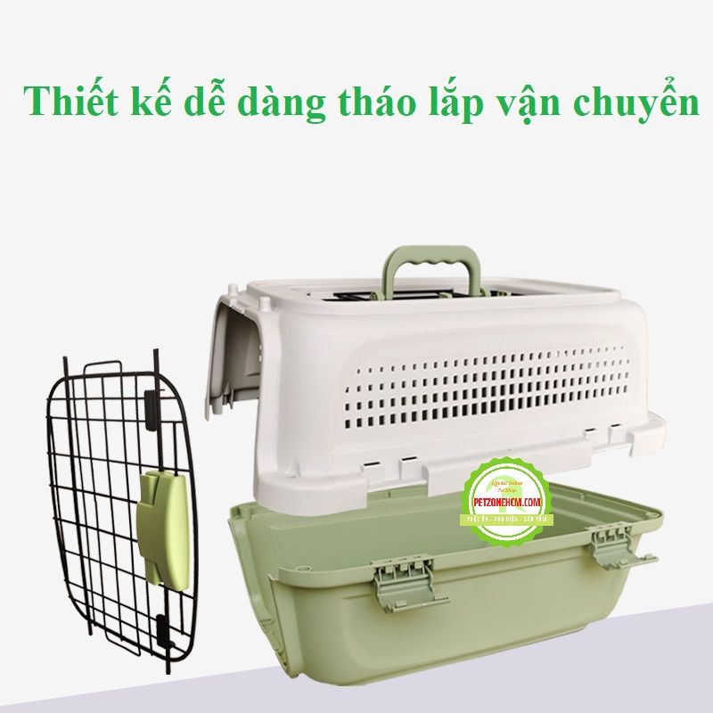 Lồng hàng không cao cấp Boeing cho chó mèo dưới 10-20kg có cửa trên hoặc kông cửa trên