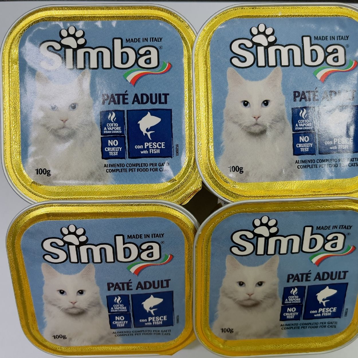 Pate SIMBA cho mèo 100g - 2 vi