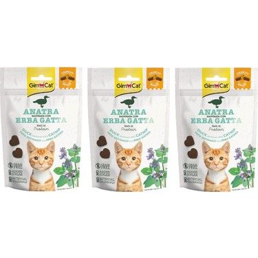 Treat Gimcat Crunchy Duck & Catnip 50g - Thịt vịt và cỏ mèo huấn luyện mèo