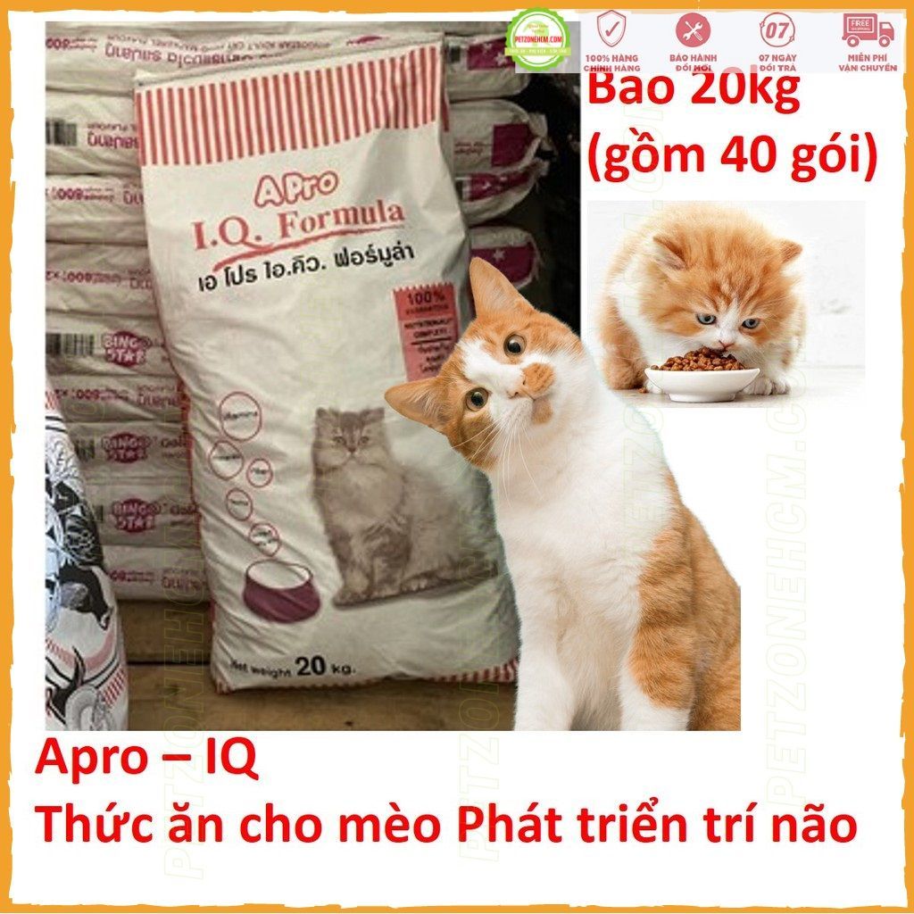 Thức Ăn Hạt Khô Cho Mèo APro IQ Formula 500g