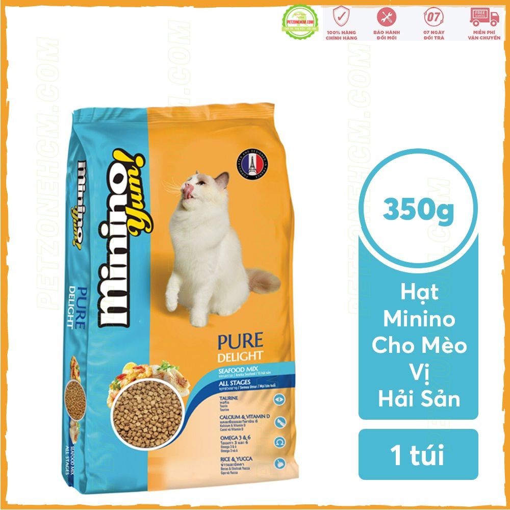 Thức ăn cho mèo Minino Yum - Vị cá hồi/hải sản