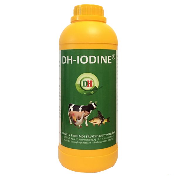 SÁT TRÙNG CHUỒNG TRẠI VỚI DH – IODINE 10%