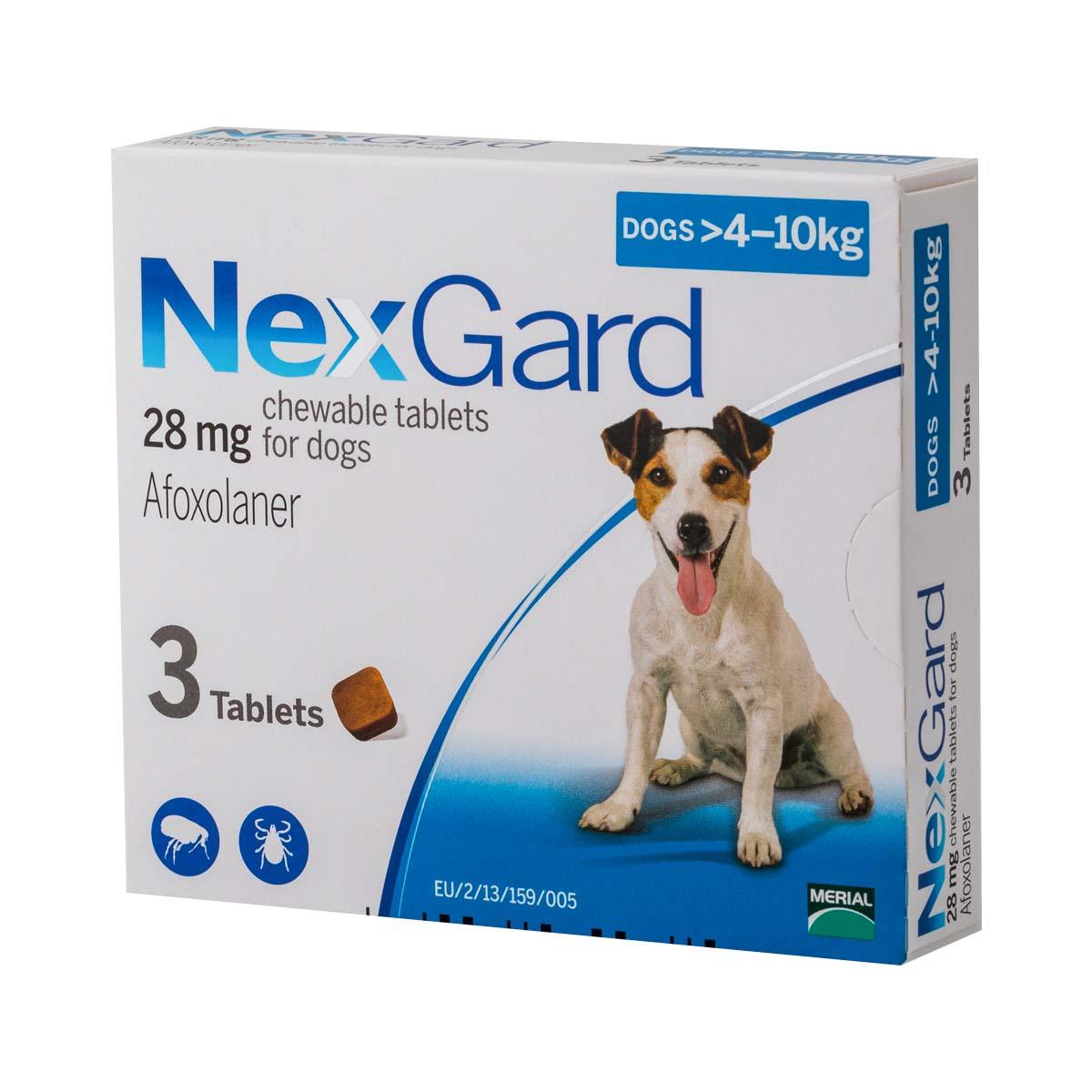 NEXGARD Phòng và trị ve , ghẻ, bò chét, demodex trên chó