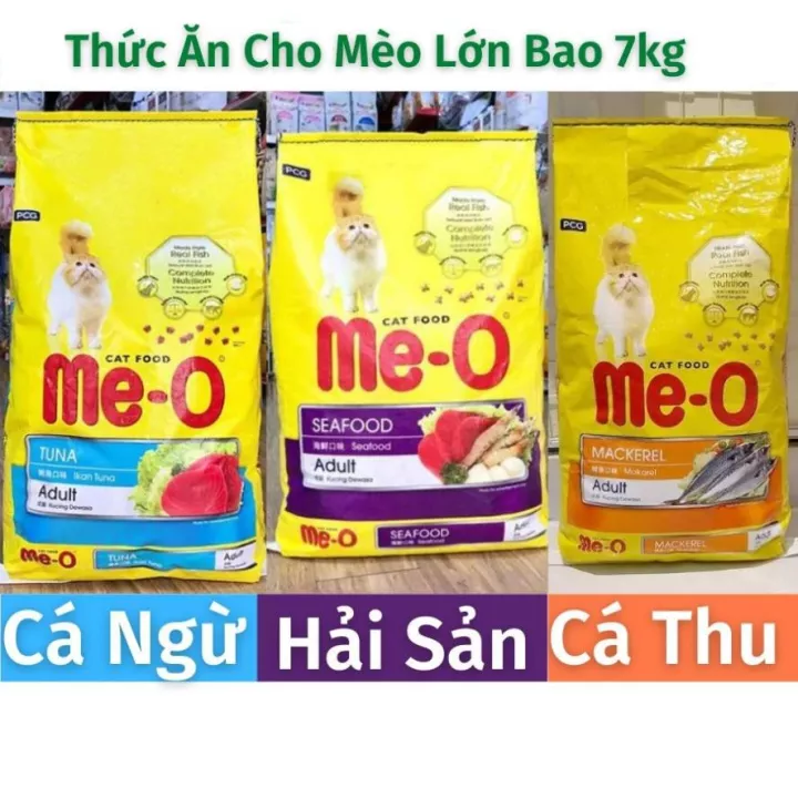 Thức ăn hạt cho mèo trưởng thành Me-O 7kg ( bao xá)