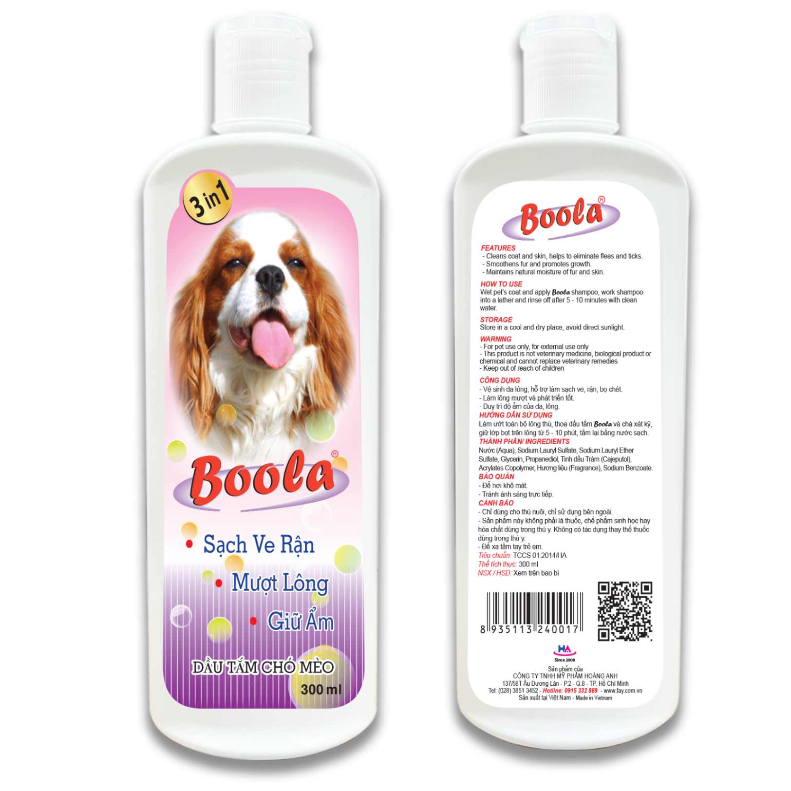 Dầu tắm FAY Boola - 300ml