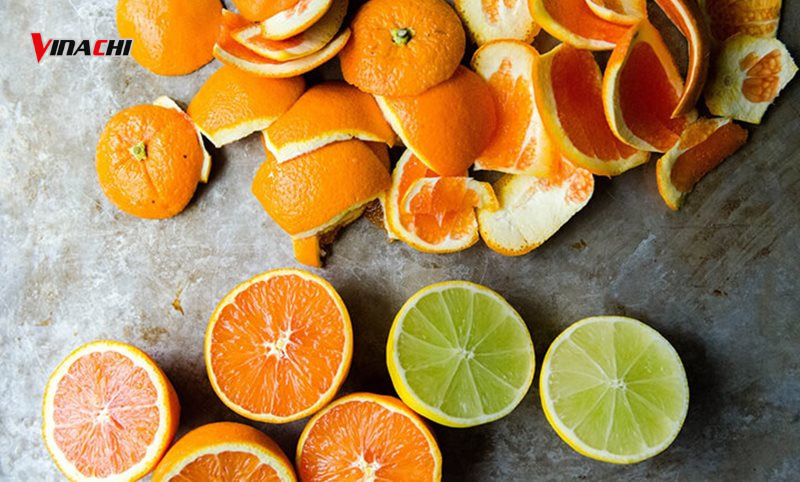 Dùng vỏ chanh, vỏ cam, vỏ bưởi để giảm mùi sơn gỗ
