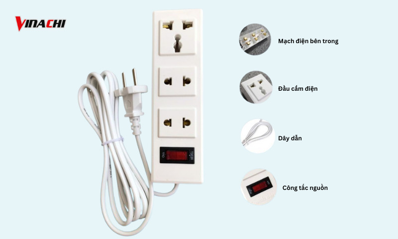 Cấu tạo ổ cắm điện cơ bản