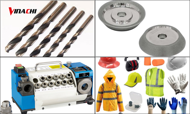 Dụng cụ cần chuẩn bị trước khi làm theo hướng dẫn cách mài mũi khoan