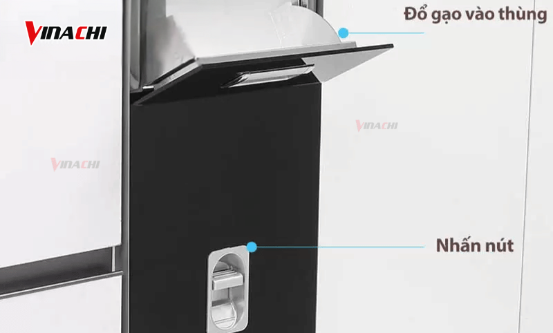 Một số điểm cần lưu ý khi lắp thùng gạo âm tủ