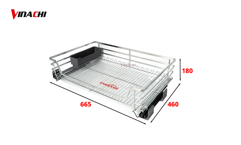 Kích thước của giá xoong nồi âm tủ