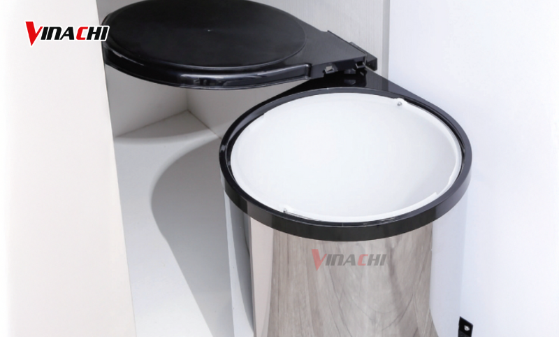 Thùng rác âm tủ dạng tròn